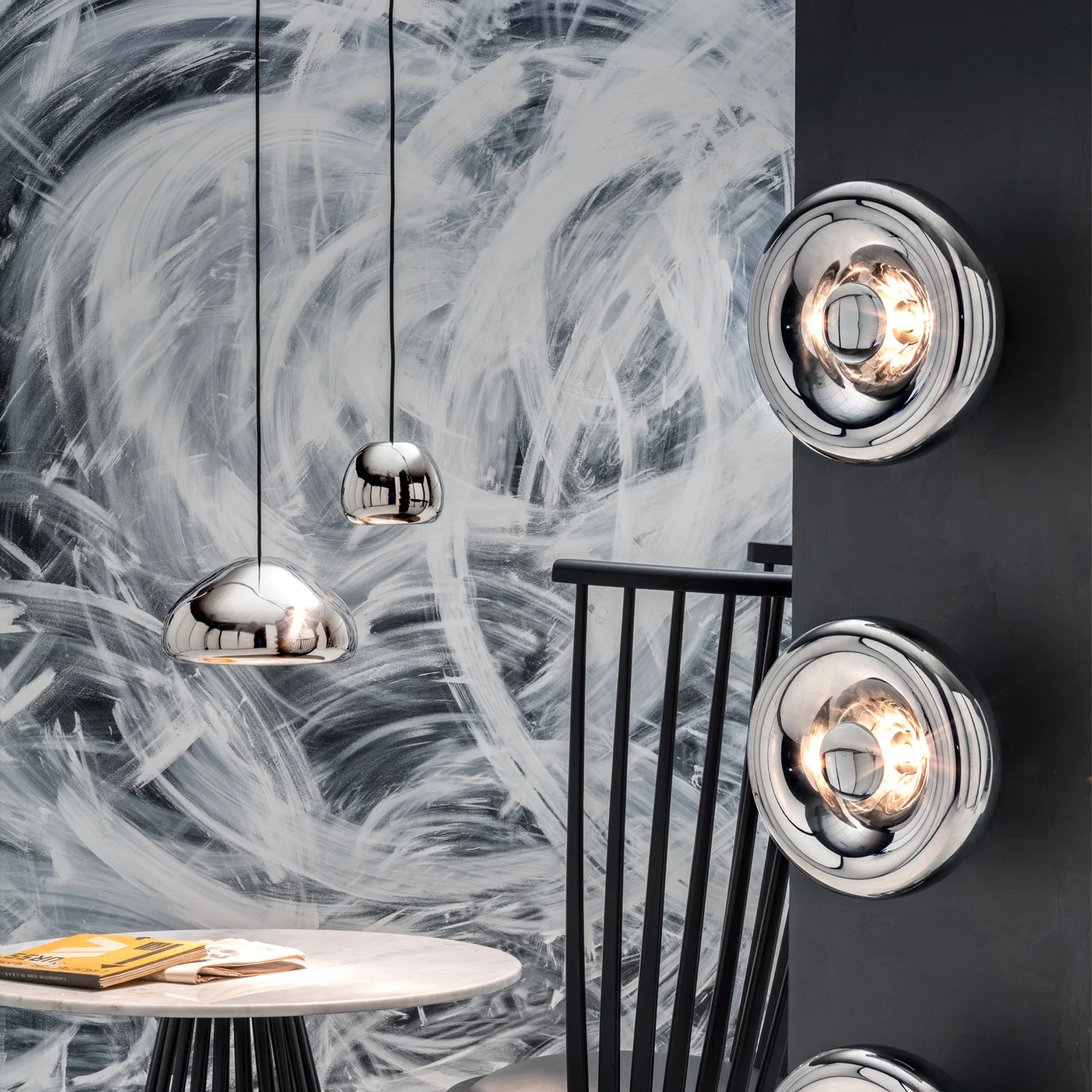 (1월특가) 톰딕슨 보이드 펜던트 스틸 TOM DIXON Void Pendant Steel