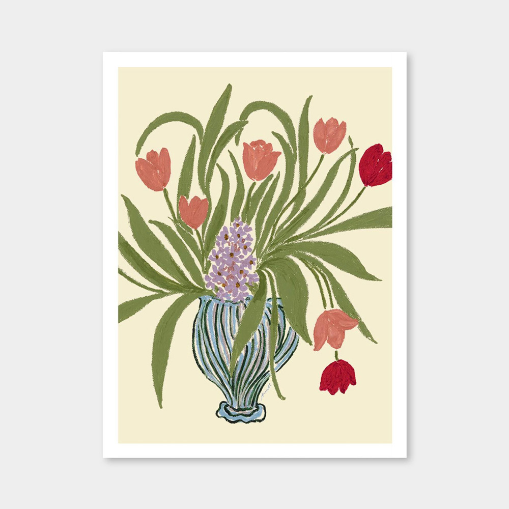 오픈에디션 / 아닌 세실리 이베르센 / Weekend Arrangement (액자포함)