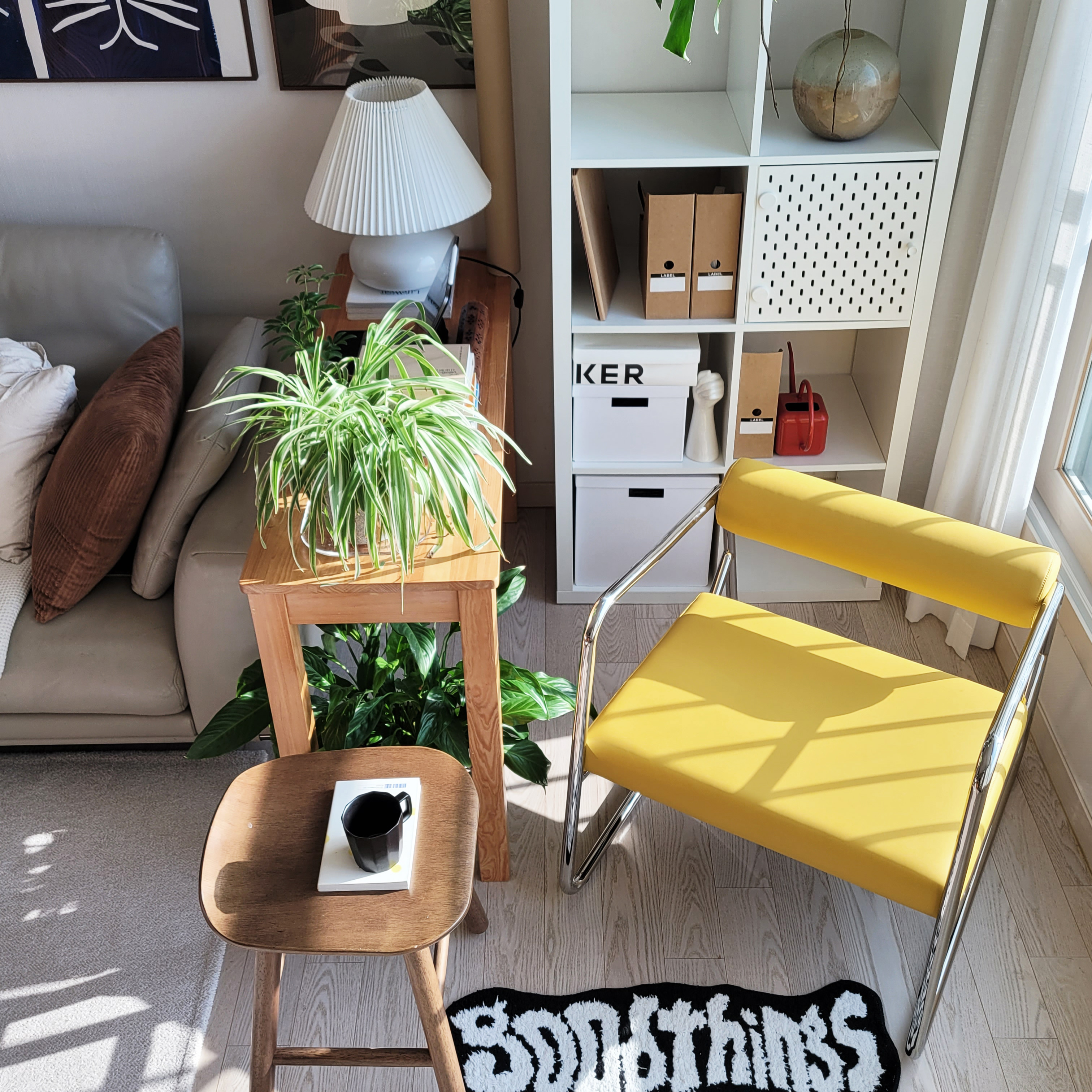 (페스타세일) [단독최저] [르위켄 단독] 헨지디자인 에론 1인 이지 체어 (옐로우)