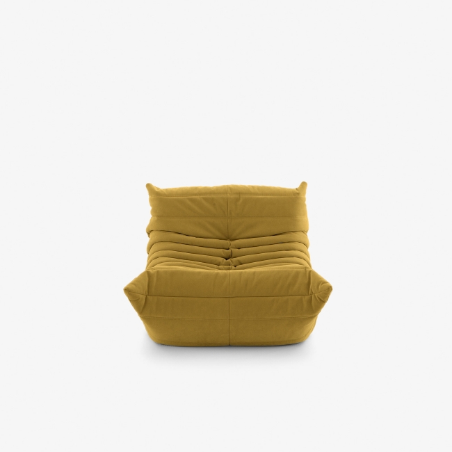 Ligne Roset Togo armchair / Cat. Alcantara Curry