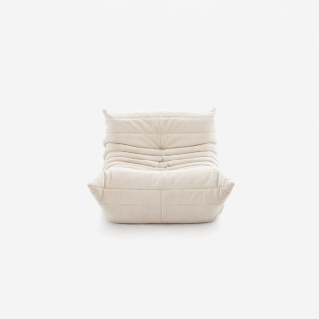 Ligne Roset Togo armchair Alcantara Eggshell 토고 1인 소파 알칸테라 에그쉘
