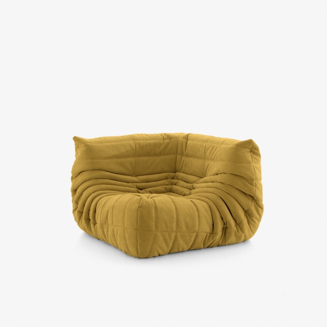 Ligne Roset Togo Corner seat / Cat. Alcantara Curry