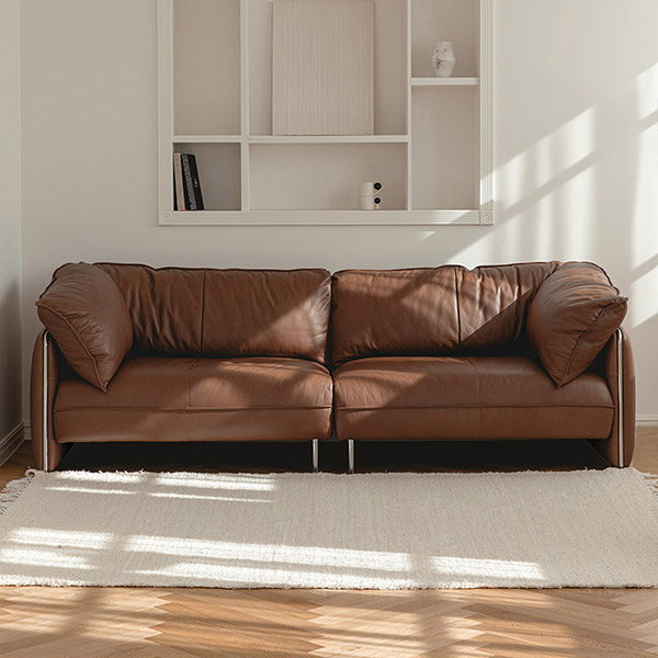 (페스타세일) 아이엔지홈 토브 4인용 구스 가죽소파 3colors