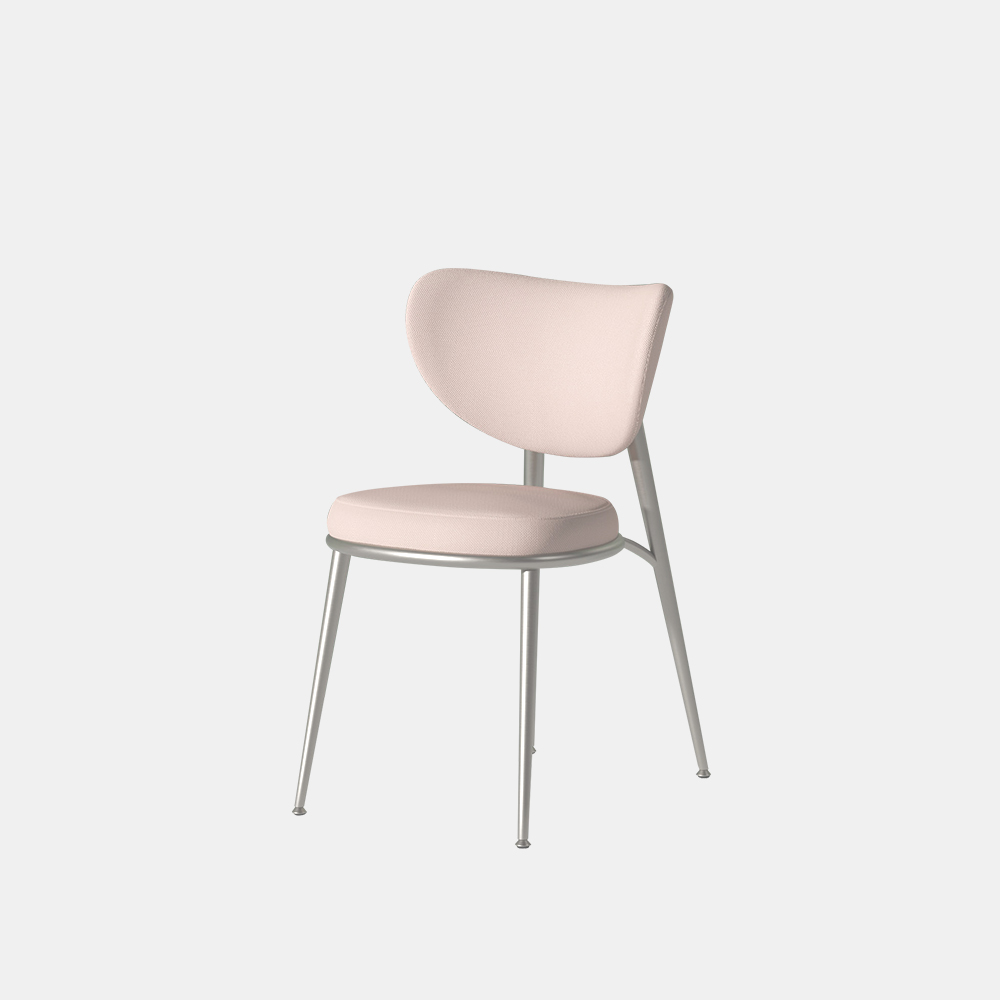 [아울렛] 헨지디자인 아델 라운드 체어 (핑크)