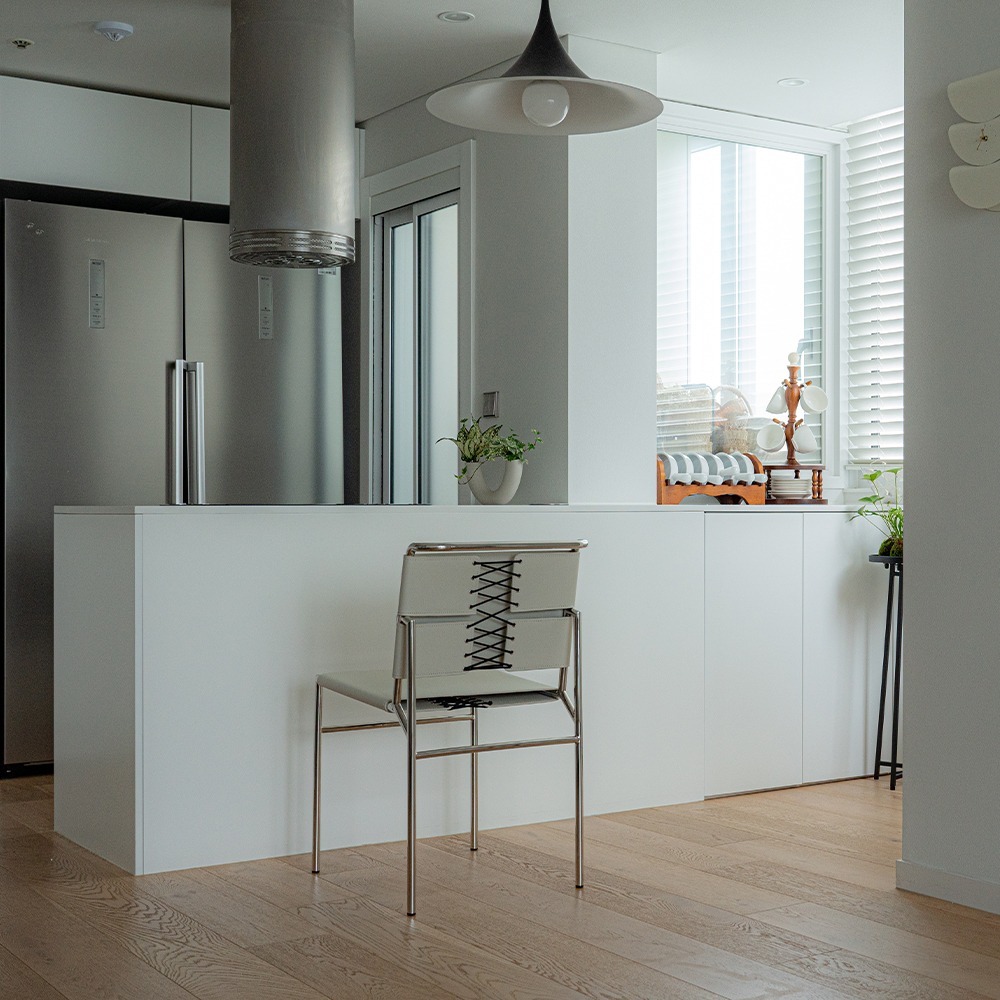 (페스타세일) [단독최저] 헨지디자인 프릭스 스퀘어 체어 (라이트 그레이)