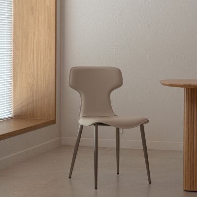 (페스타세일) [단독최저] 헨지디자인 비노 체어 (가죽 프레임 / 브라운)