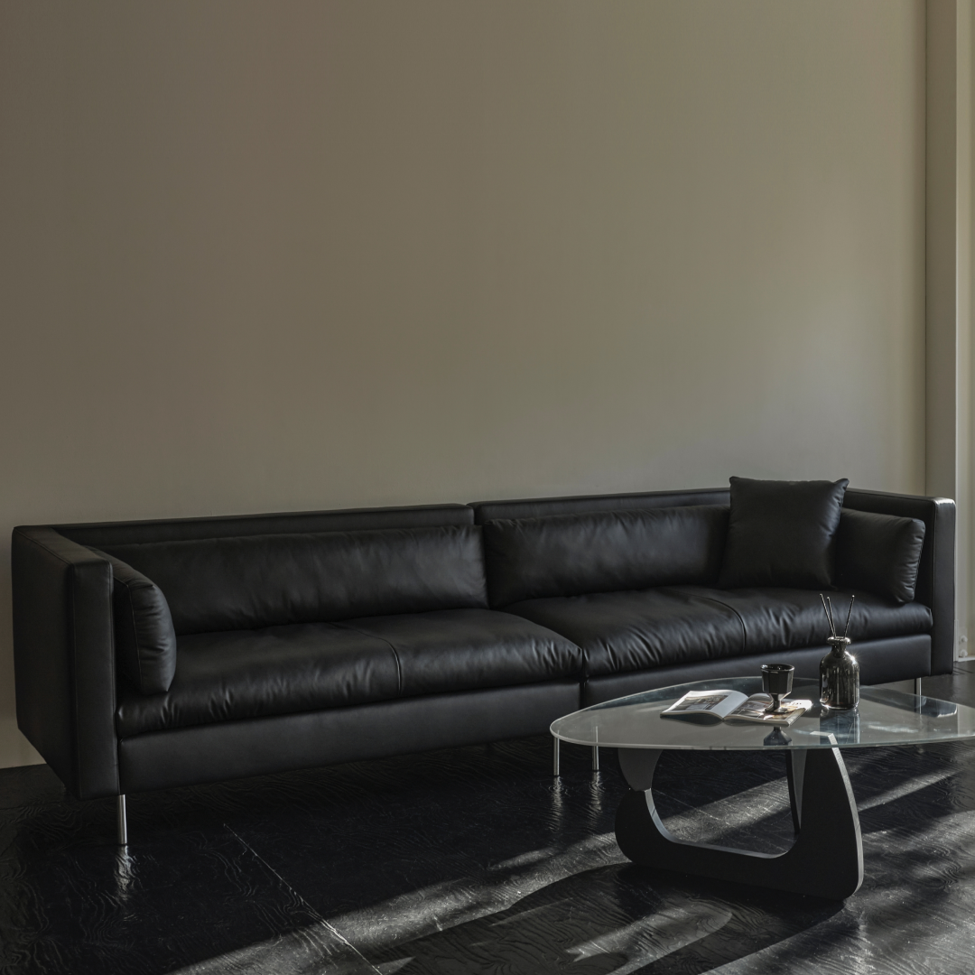 (페스타세일) [파찌홈] 피코 천연 소가죽 모듈 소파 와이드 4인