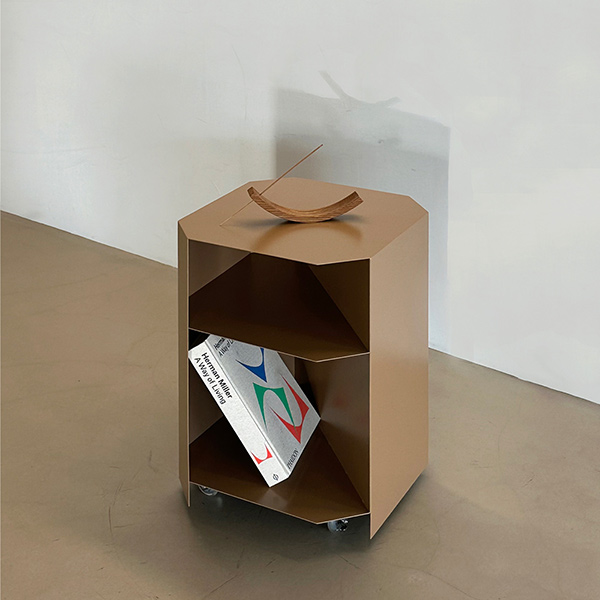 에이피알론드 옥토 트롤리 & 사이드 테이블 / OCTO tolley & side table / camel