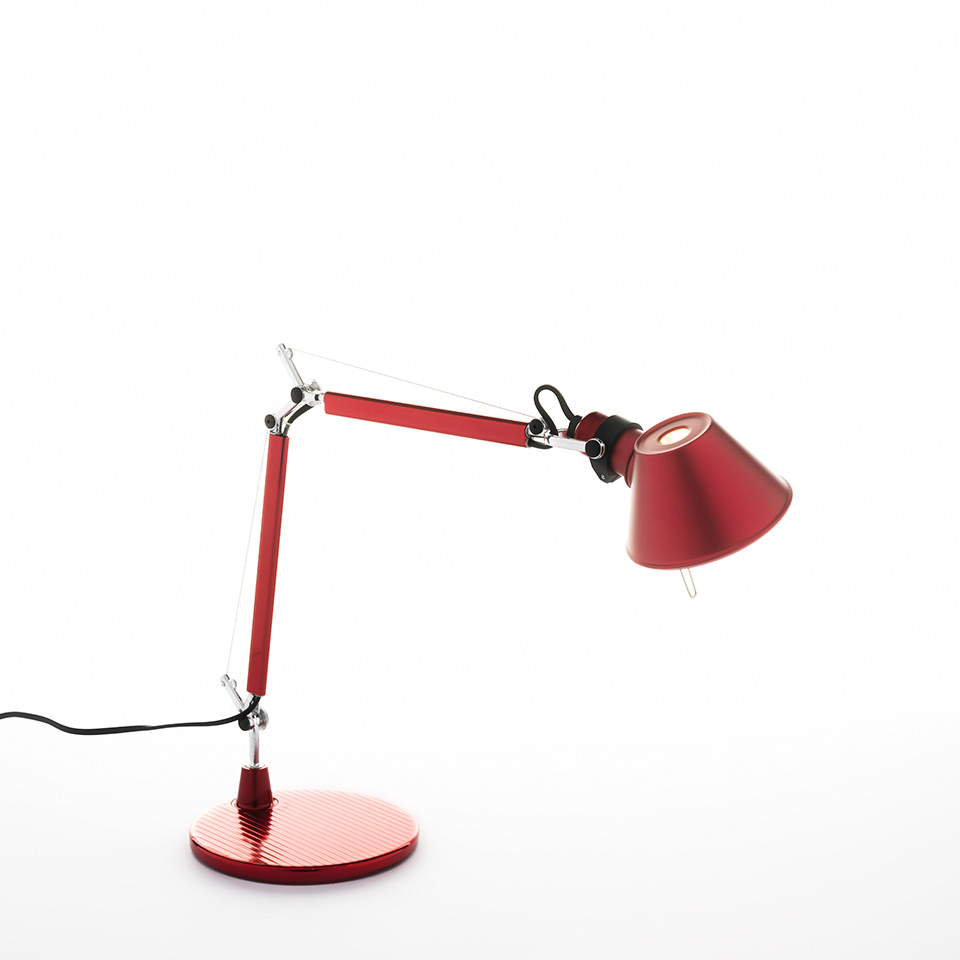 (페스타세일) 아르떼미데 톨로메오 마이크로 테이블램프 레드 ARTEMIDE Tolomeo micro table Red (전구포함)