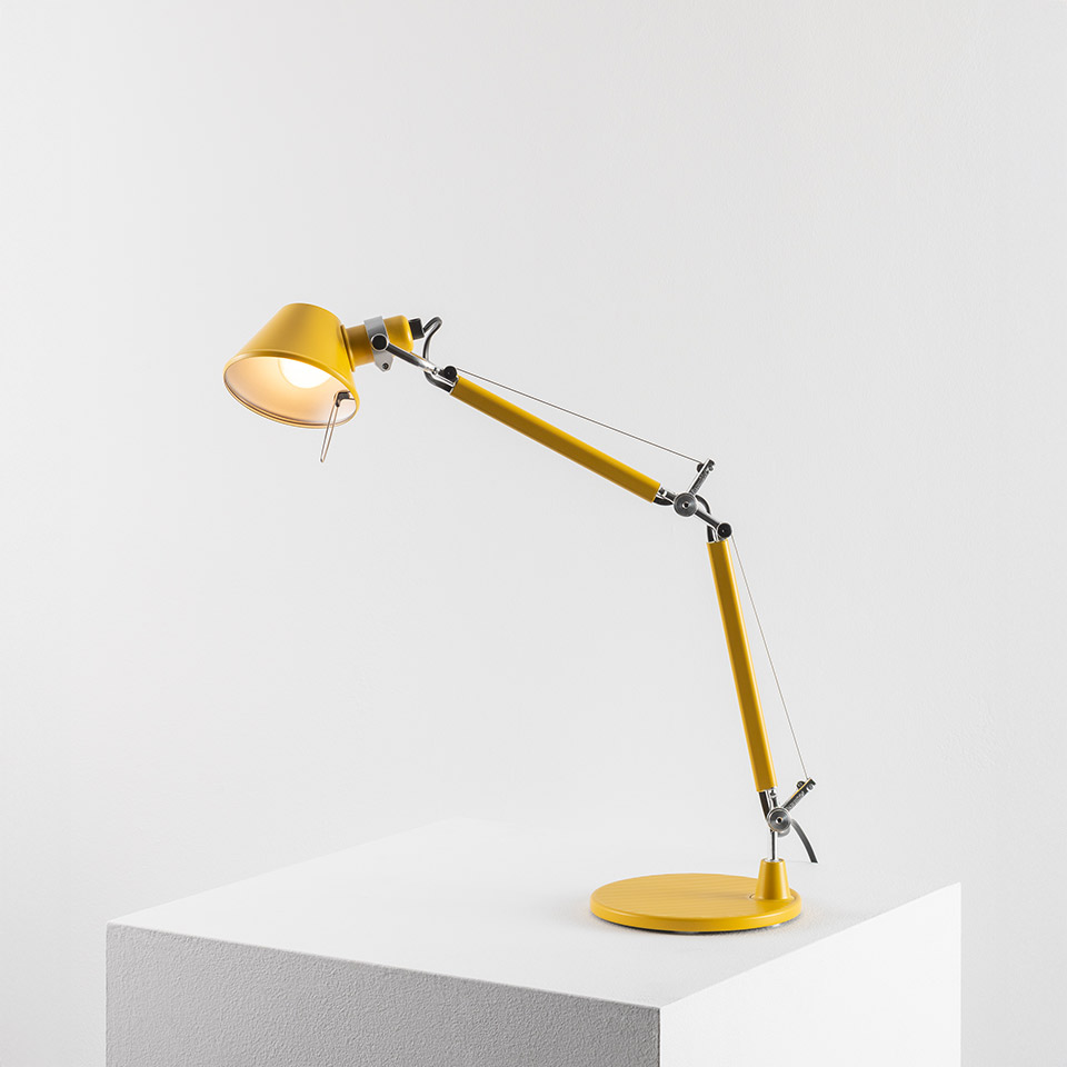(페스타세일) 아르떼미데 톨로메오 마이크로 테이블램프 옐로우 ARTEMIDE Tolomeo micro table Yellow (전구포함)