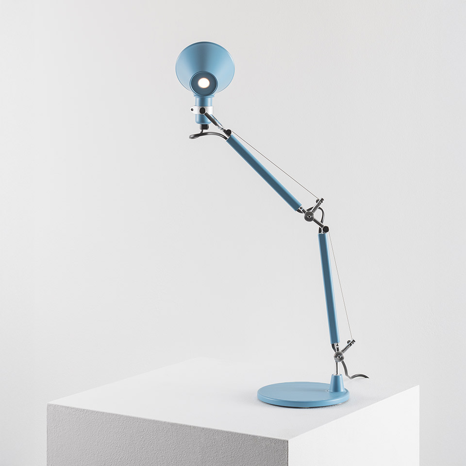 (페스타세일) 아르떼미데 톨로메오 마이크로 테이블램프 라이트블루 ARTEMIDE Tolomeo micro table Light blue (전구포함)