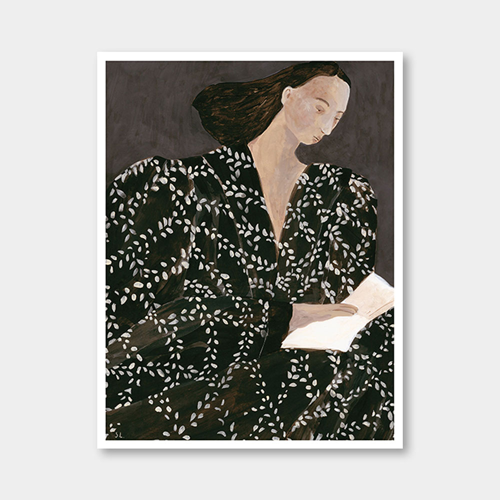 오픈에디션 / 파인리틀데이 / READING 독서 포스터 (액자포함)