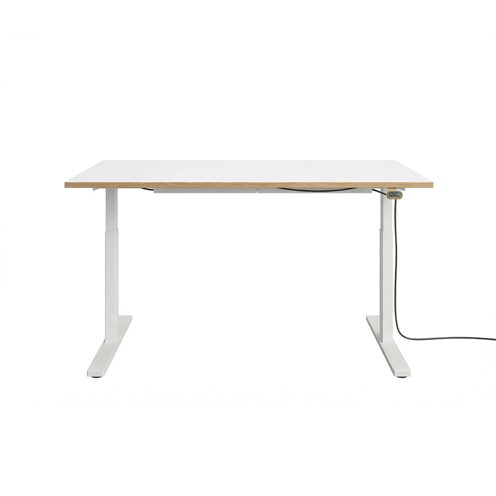 이노메싸 아임 테이블 전동 프레임 크바드랏 리얼리 텍스타일/화이트 프레임 INNOMETSA IM Table Electric Desk Frame Kvadrat Really Textile / White Frame