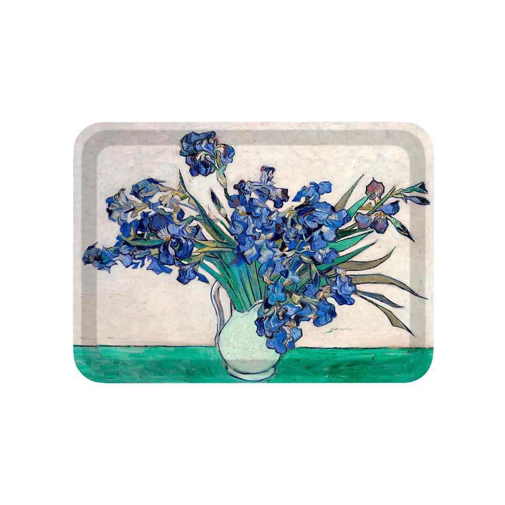 아티쉬 트레이 - 빈센트 반 고흐 Vase with Iris(White)