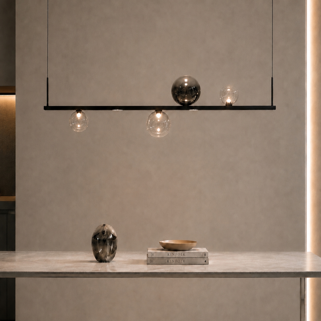 [공식수입] [단독] 로데스 랜덤 스틱 모던4구 펜던트 조명 Lodes Random Stick Lamp (관부가세 포함)