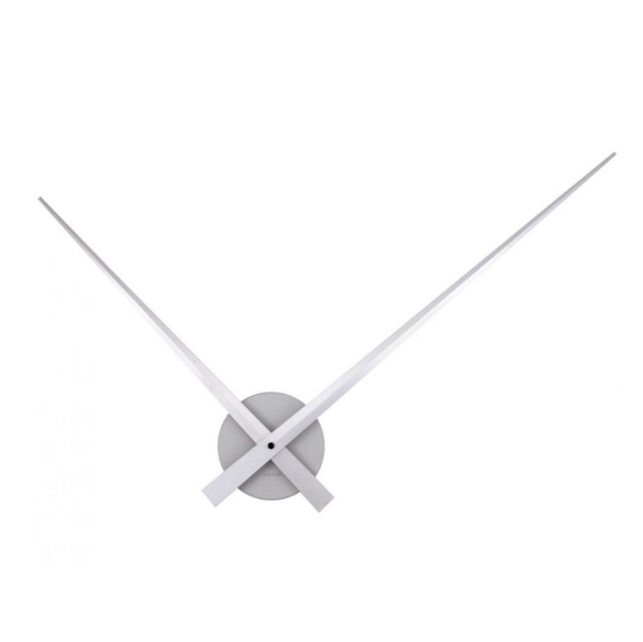 Little Big Time Clock - White (Aluminum silver)