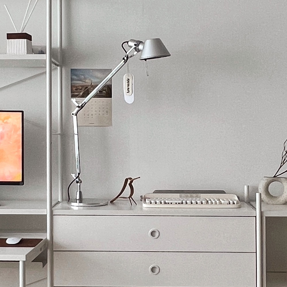 (11월특가) 아르떼미데 톨로메오 미니 테이블 램프 Tolomeo Mini table lamp Silver (전구포함)