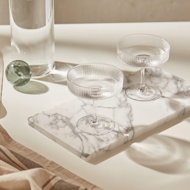 펌리빙 Ripple Champagne Galss (Set of 2)