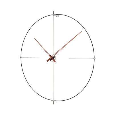 [공식수입/5년AS보증] [적립금 8만원] 노몬 빌바오 블랙&월넛 벽시계 105x110 (-11/30)