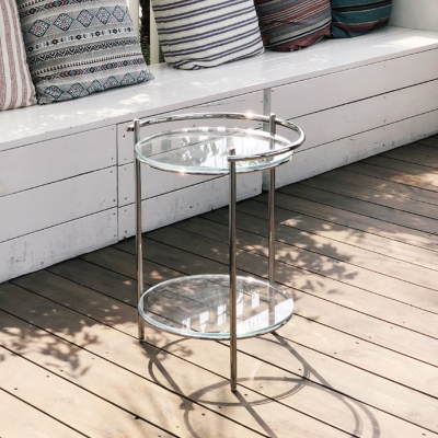 (블랙프라이데이) [단독최저] 주란 유닉 사이드 테이블 - 실버 / Unic Side Table - Silver (-11/30)