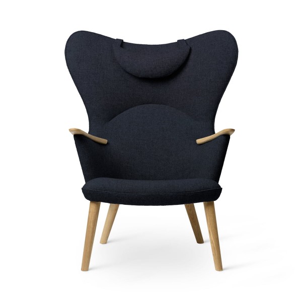 칼한센 CH78 Mama Bear Lounge Chair Dark Blue