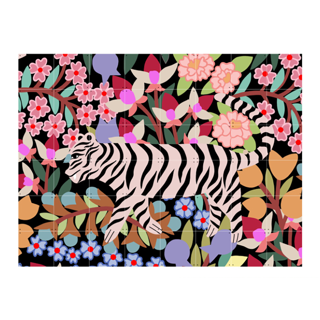 익시 타이거 플라워 포스터 Tiger in Flowers (3% 적립)