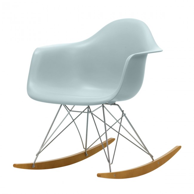 비트라 Eames Plastic Armchair Rar Chrome/Ice Grey