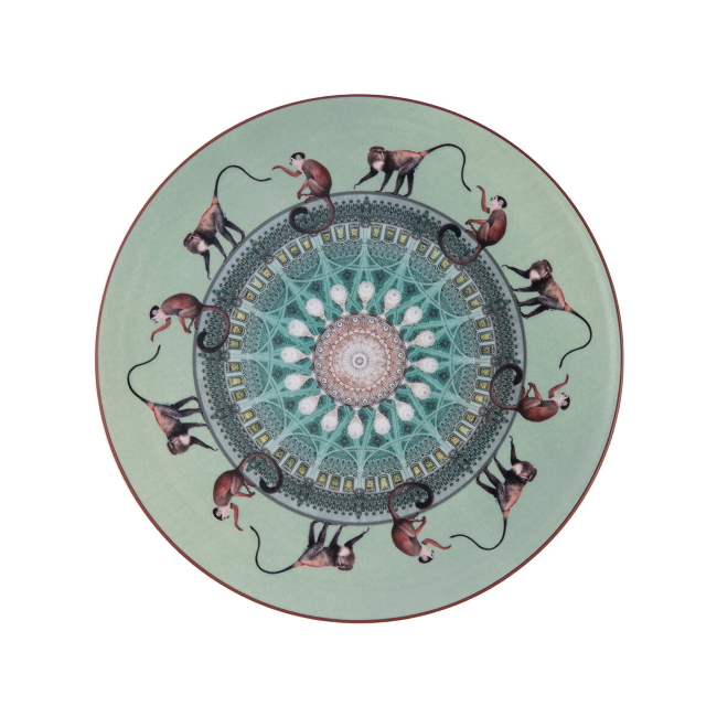 레 오토만 Constantinople Porcelain Plate Monkey