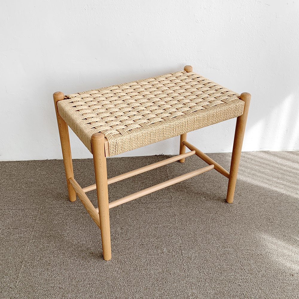 (4월특가) 바미르 beech wood Denish paper cord stool(페이퍼코드 스툴)