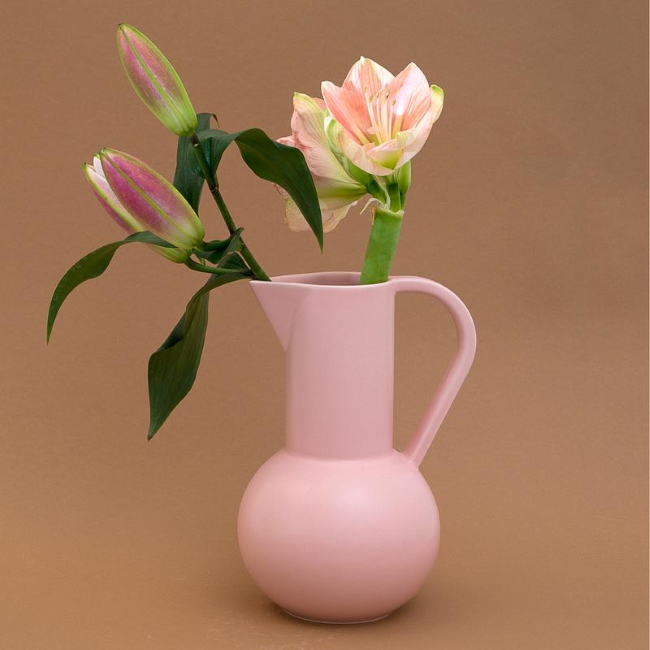 라비 스트롬 저그 Strøm Jug Medium, Coral Blush