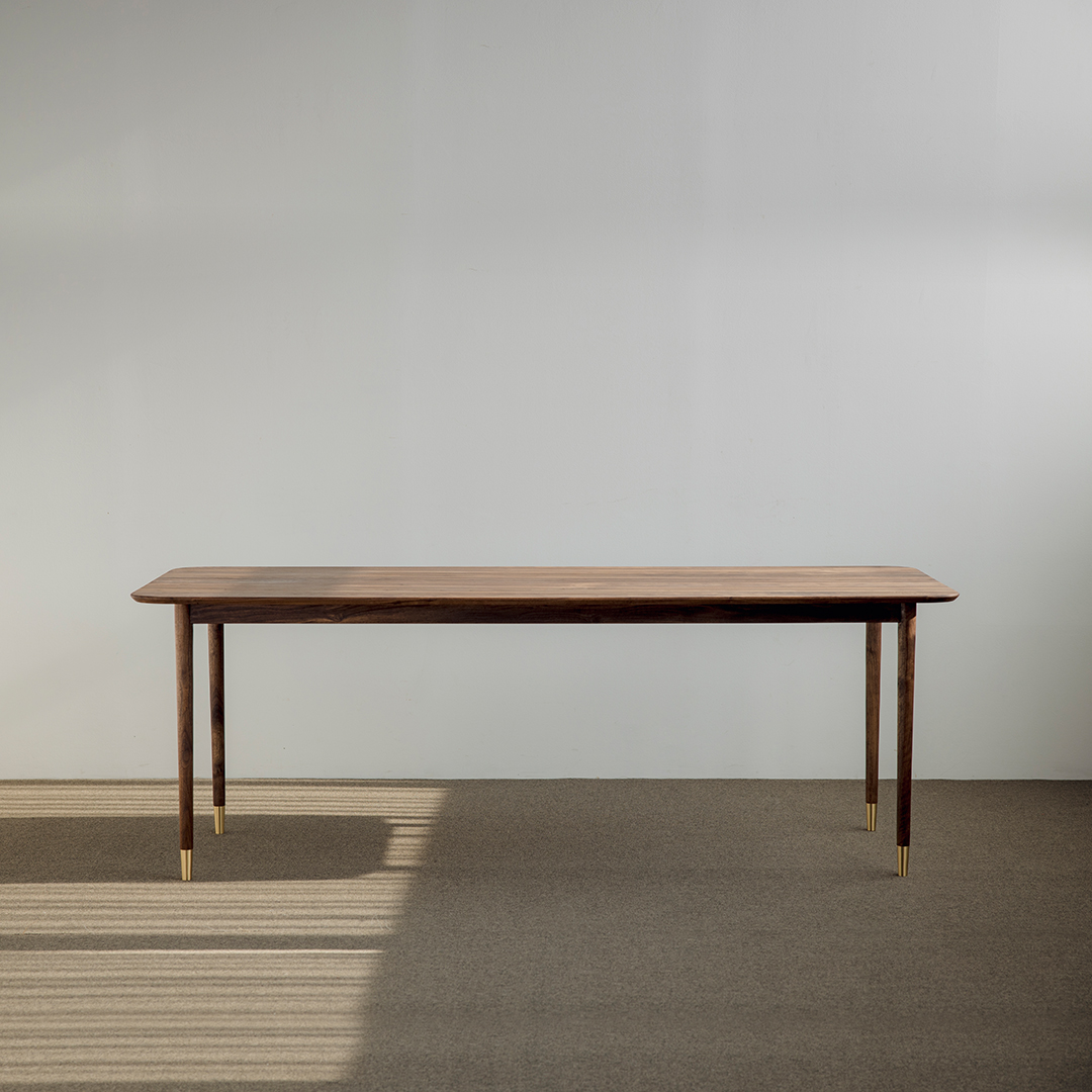 (11월특가) 우드올렌스 마이스터월넛 루나 원목식탁 (3sizes)