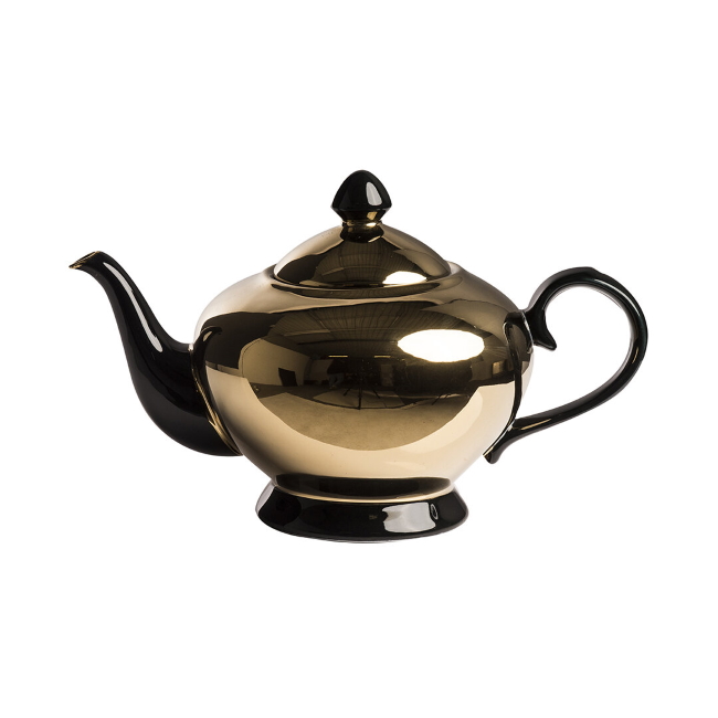 폴스포턴 글레이즈드 티팟 Glazed Teapot Legacy Gold