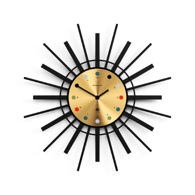 뉴게이트 스팅그레이 Stingray Wall Clock Black Brass