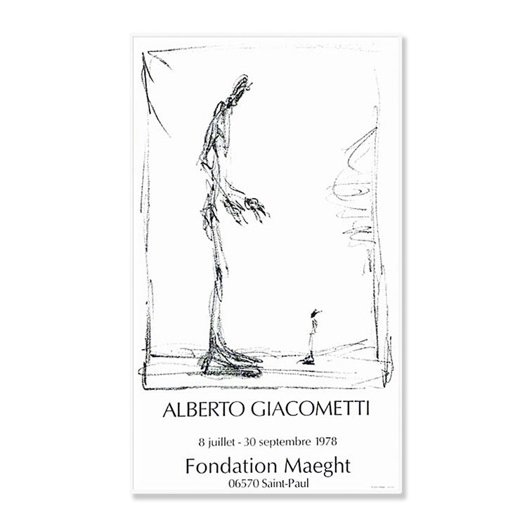 자리스튜디오 포스터 알베르토 자코메티 Alberto Giacometti - DESSIN I (액자포함) [3% 적립]