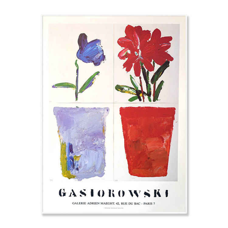 자리스튜디오 포스터 Gerard Gasiorowski-Flowers N°131/132 (액자포함) [3% 적립]