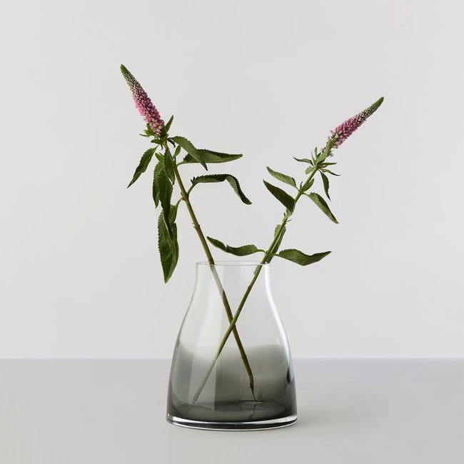 로 컬렉션 No.2 Flower Vase Smoked Grey