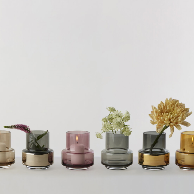 로 컬렉션 No.25 Hurricane Tealight Holder & Vase