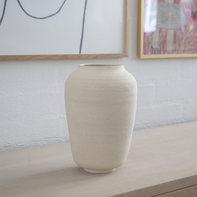 로 컬렉션 No.59 Classic Hand Turned Vase Vanilla