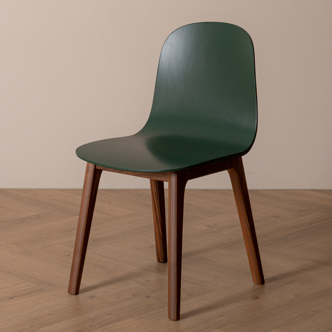 몽키우드 도토리체어 dotori walnut chair 식탁의자