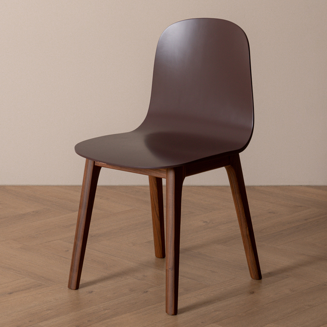 몽키우드 도토리체어 dotori walnut chair 식탁의자