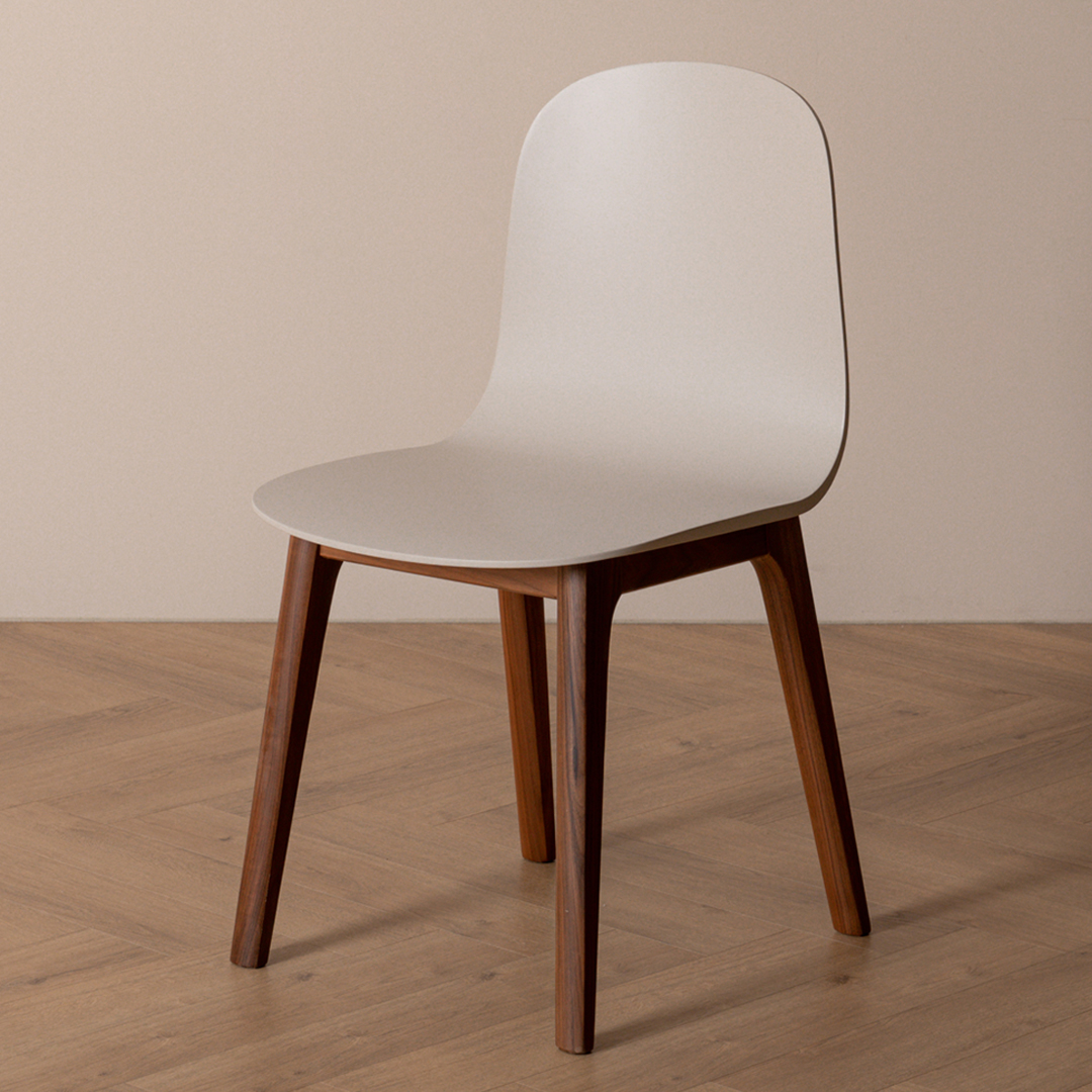 몽키우드 도토리체어 dotori walnut chair 식탁의자