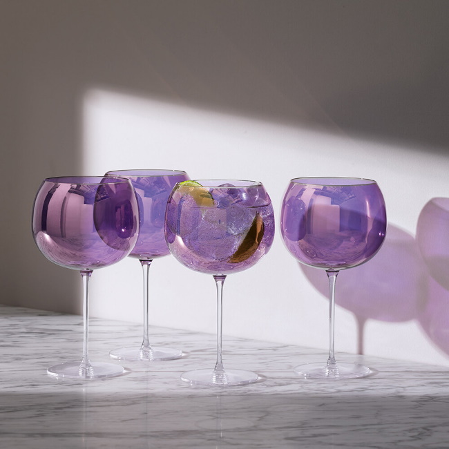 LSA인터내셔널 오로라 벌룬잔 세트 Aurora Balloon Glasses (Set of 4)