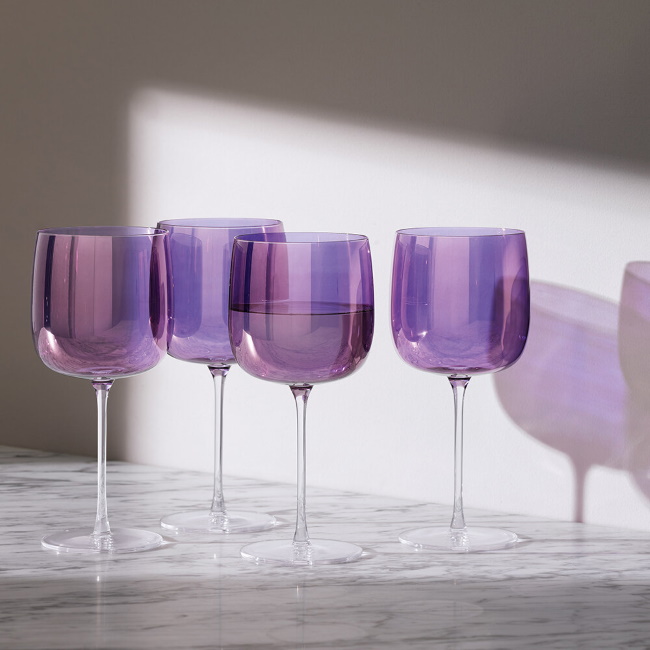 LSA인터내셔널 오로라 와인잔 세트 Aurora Wine Glasses (Set of 4)