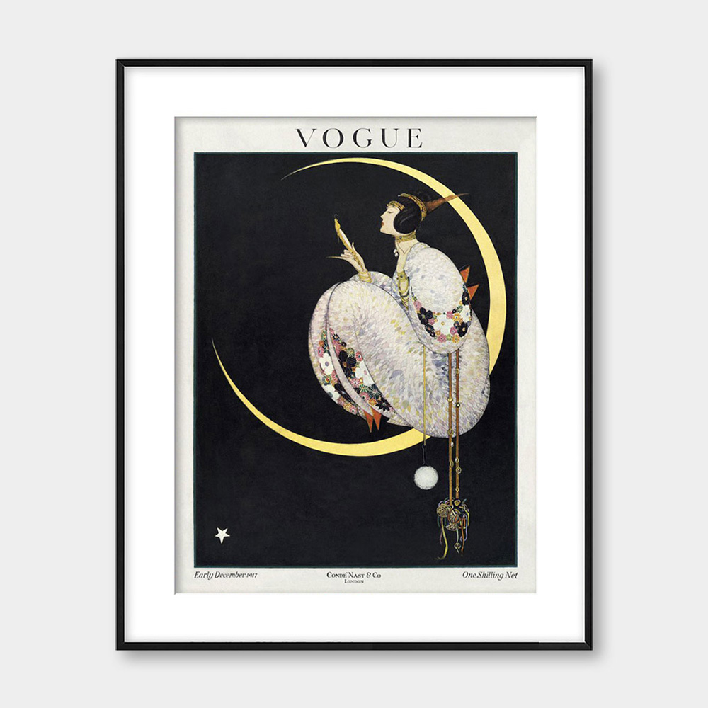 오픈에디션 보그 Vogue Early December 1917 빈티지 포스터 (액자포함) [3% 적립]