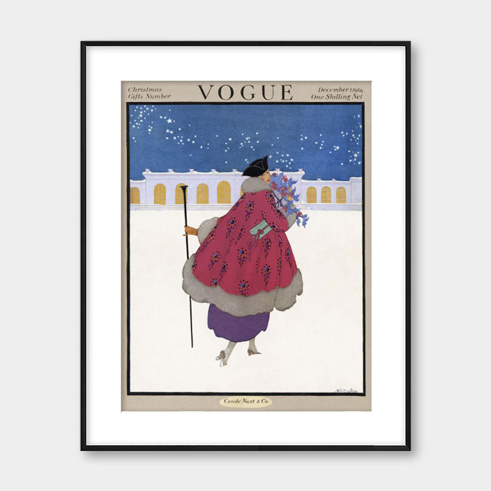 오픈에디션 보그 Vogue 1 December 1919 빈티지 포스터 (액자포함) [3% 적립]