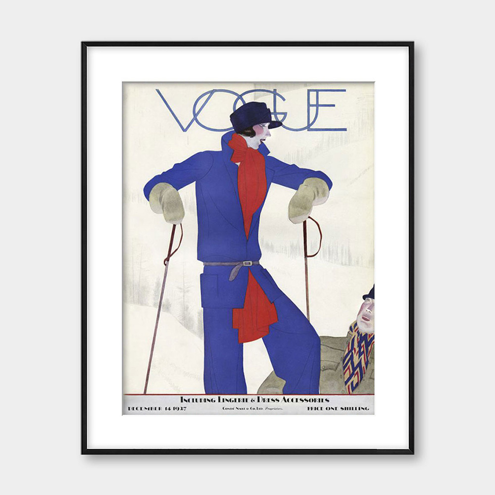 오픈에디션 보그 Vogue 14 December 1927 빈티지 포스터 (액자포함) [3% 적립]