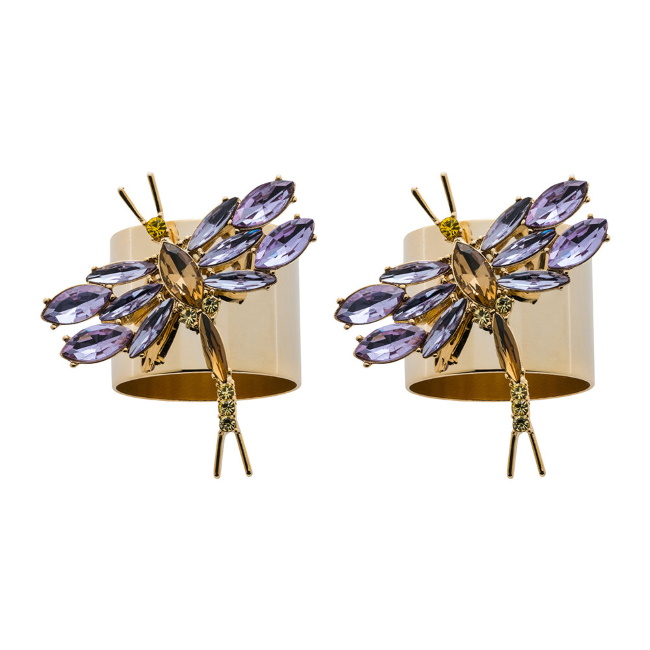 조안나뷰캐넌 냅킨링 세트 Dragonfly Napkin Ring (Set of 2) Violet