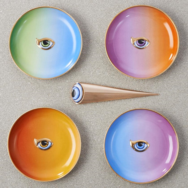 로브제 리토 칵테일 플레이트 세트 Lito Eye Cocktail Plates (Set of 4)