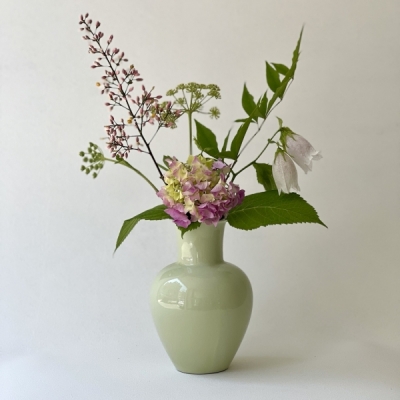 [플레인세라믹] 할스 베이스 화병 Hals Vase (Lilly green)