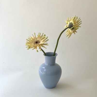 [플레인세라믹] 할스 베이스 화병 Hals Vase (Lichen blue)